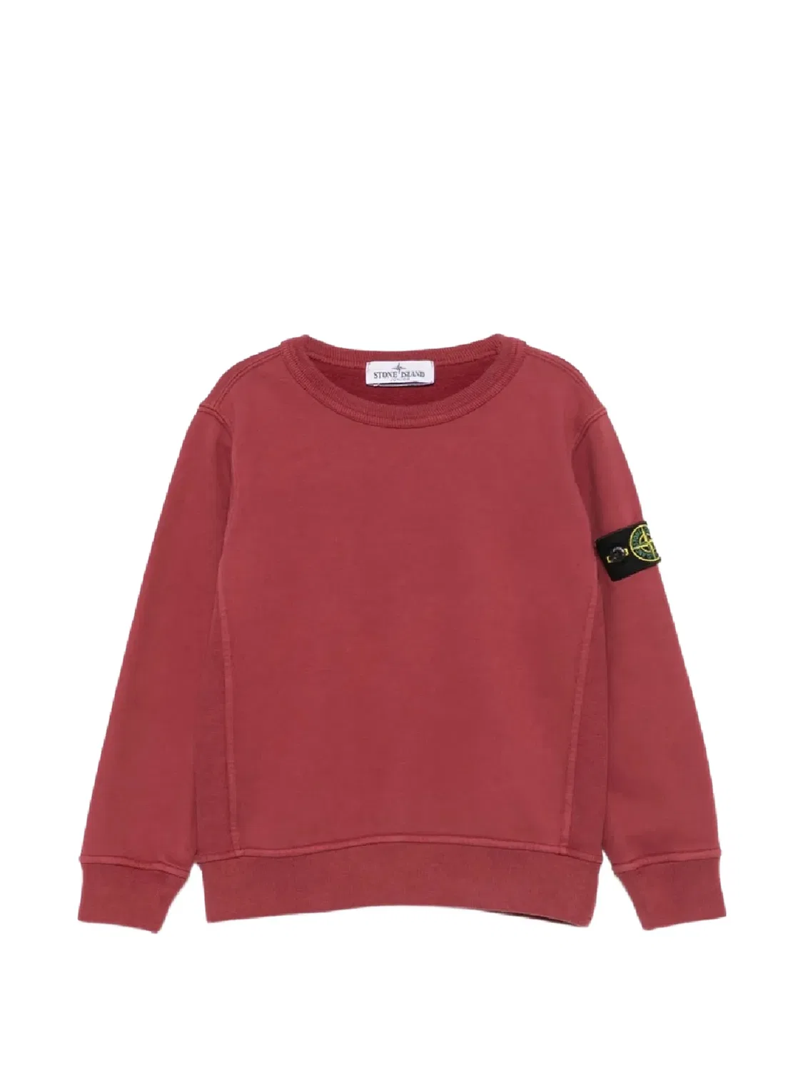Толстовка с длинными рукавами Stone Island Junior, красный