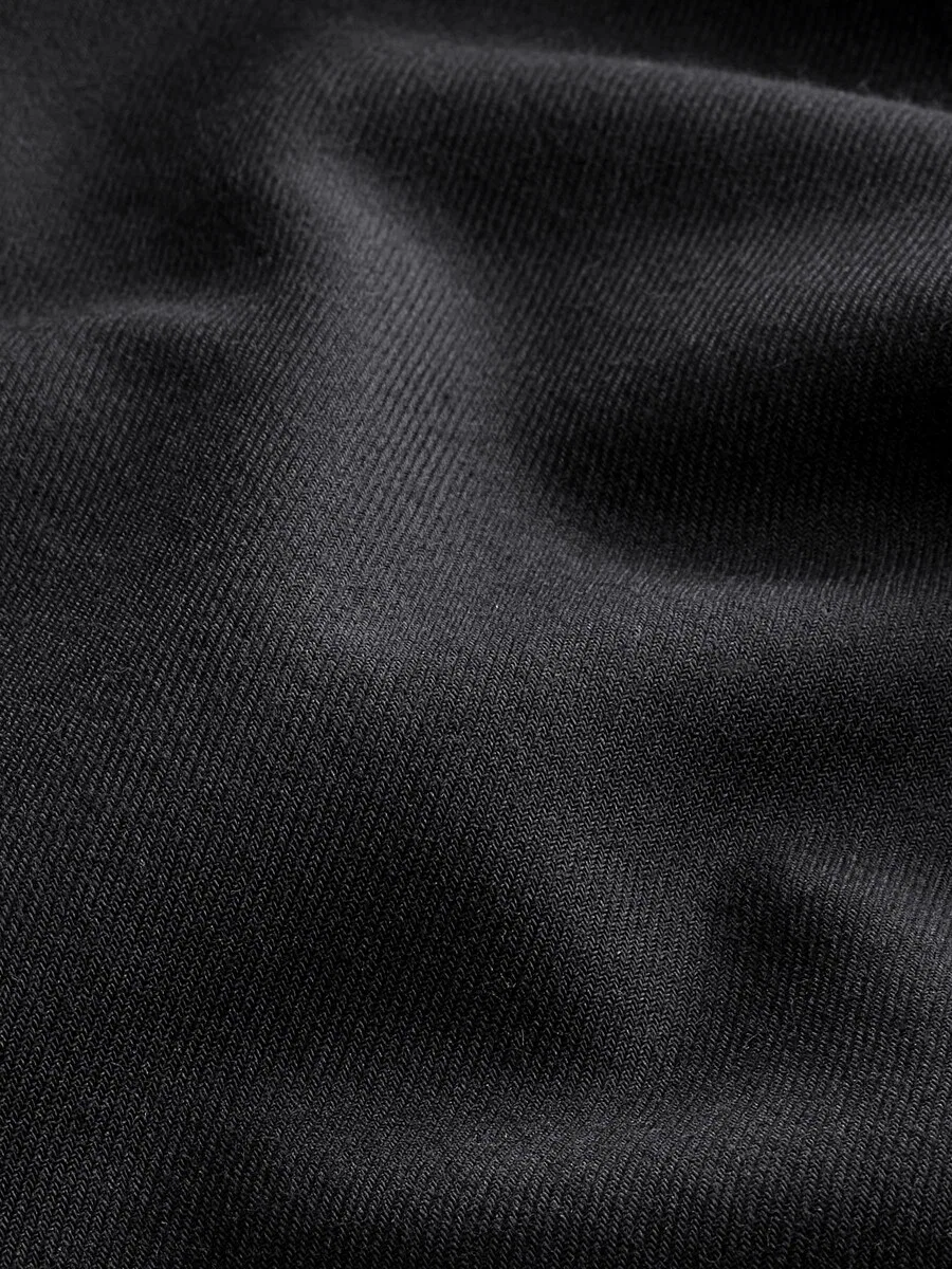 Рубашка Next Regular fit Button Up Shirt 'Smart' черного цвета — фото 3