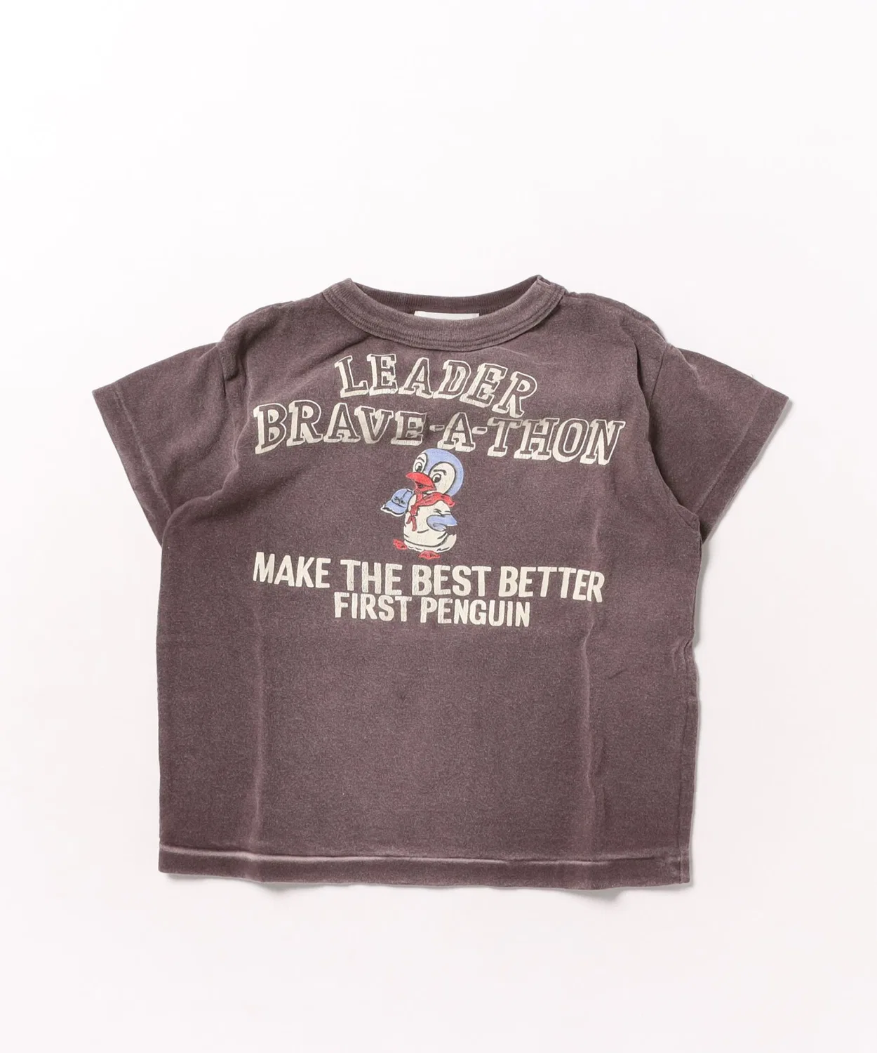 Детская футболка с принтом Vintage Cotton Jersey PENNIE LEADER Tee DENIM DUNGAREE, Black — фото 2