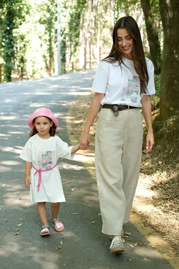 Детская футболка с принтом Mioma Kids, White
