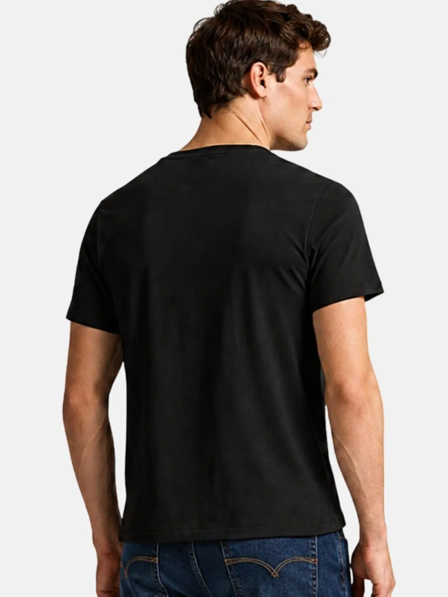 Футболка Polo Ralph Lauren черного цвета — фото 4