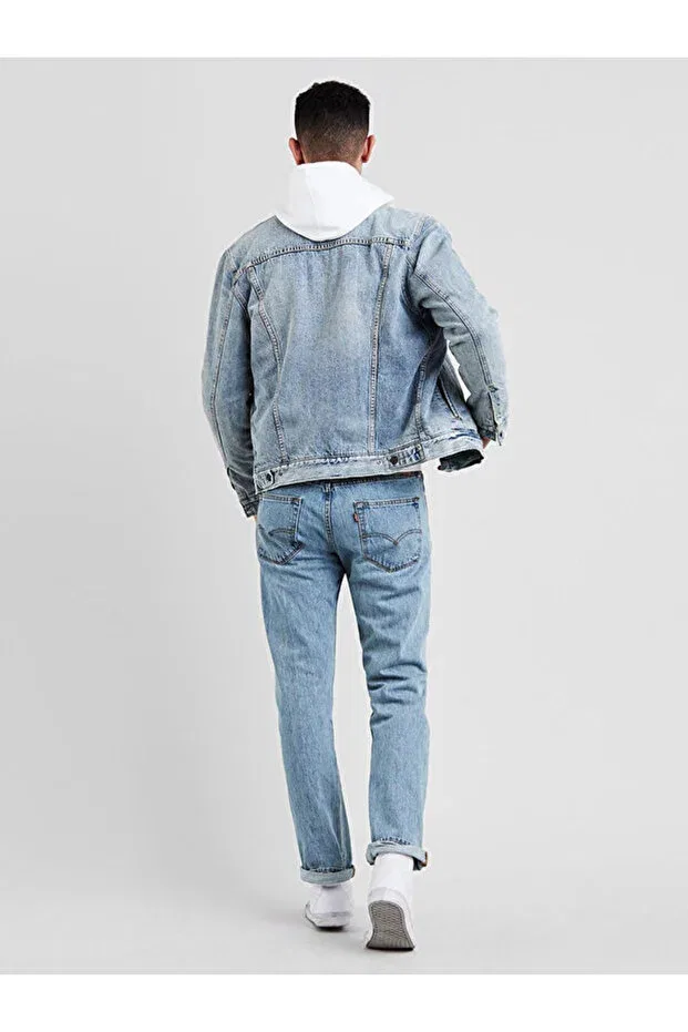 Мужские джинсы прямого кроя 501 Original Levi'S, Light Indigo - Flat Finish — фото 3