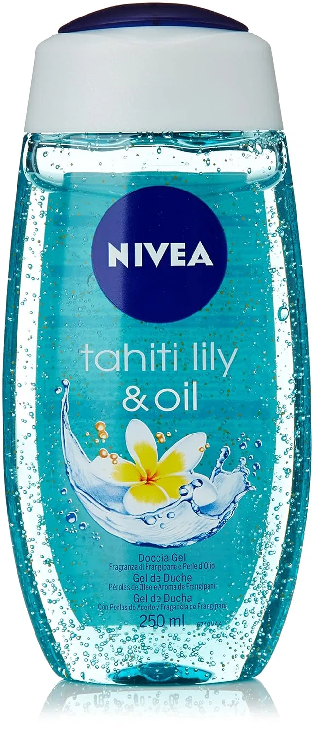 Гель для душа Tahiti Lily & Oil, увлажняющий, 250 мл, NIVEA
