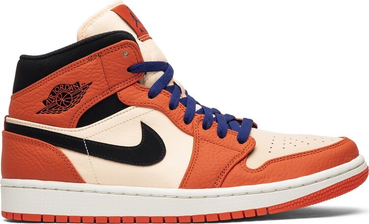 

Кроссовки Air Jordan 1 Retro Mid SE Team Orange, оранжевый