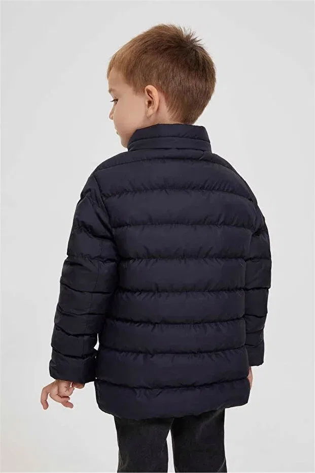 Детское пальто для девочек с длинным рукавом Lee Cooper, Navy Blue — фото 4