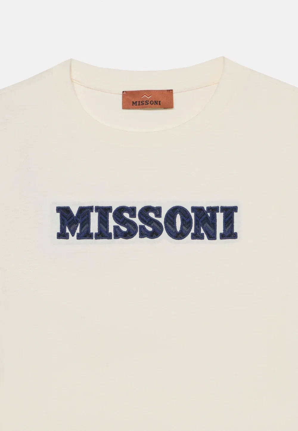 Футболка унисекс - базовая модель Missoni, Ivory — фото 3