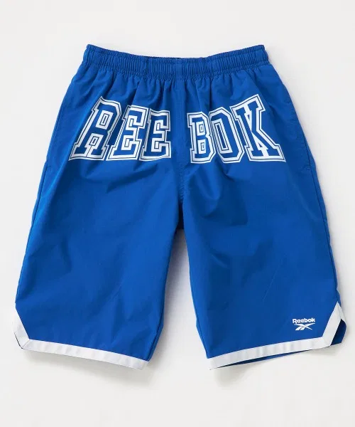 [Reebok] Детский купальник-шорты в стиле панамки для серфинга со встроенными сетчатыми внутренними шортами