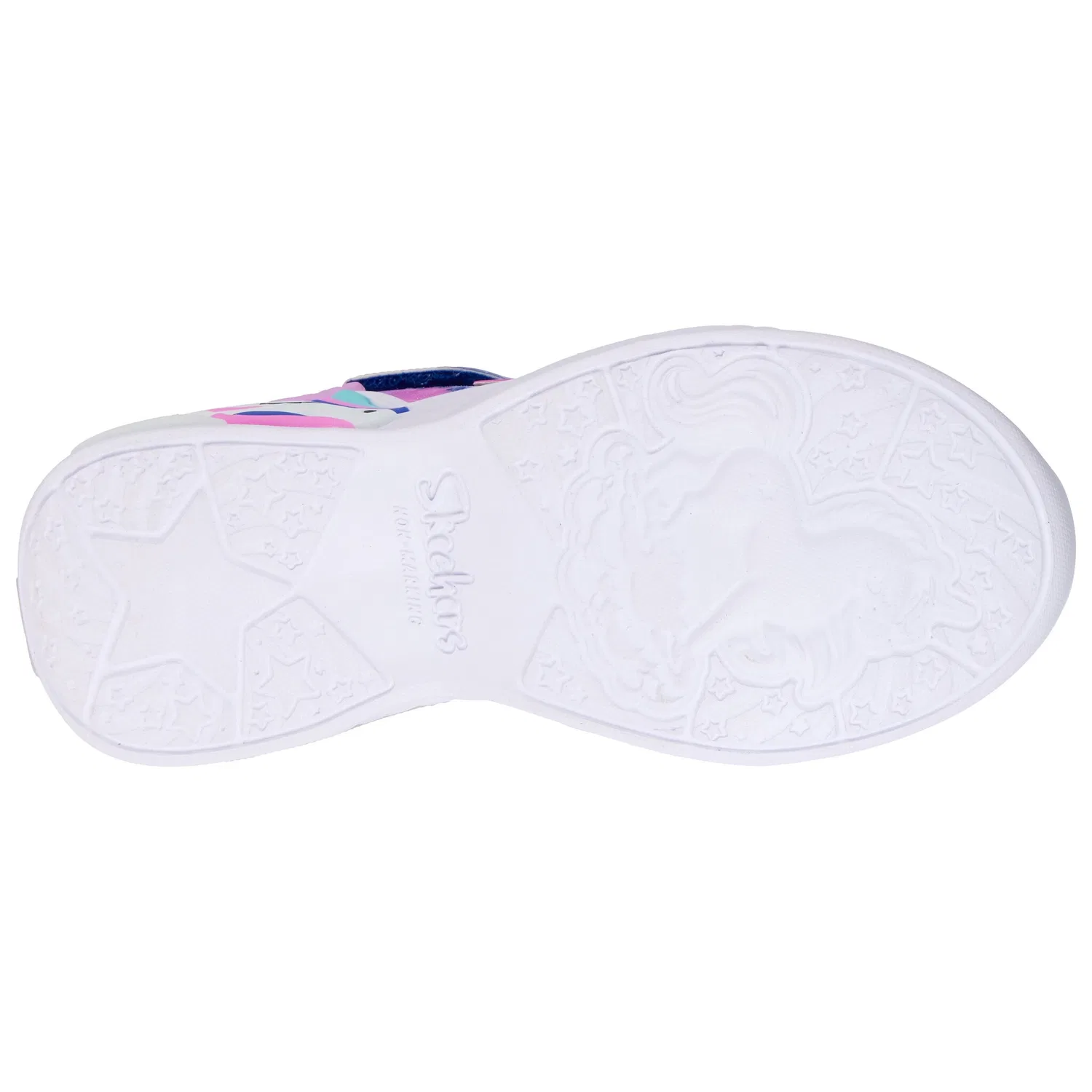Детские кроссовки с подсветкой Skechers UNICORN DREAMS, Navy-Multi — фото 3