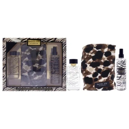 Парфюмерный набор Rachel Zoe Warrior, 3 предмета: EDP 100 мл, спрей для тела 300 мл, шарф
