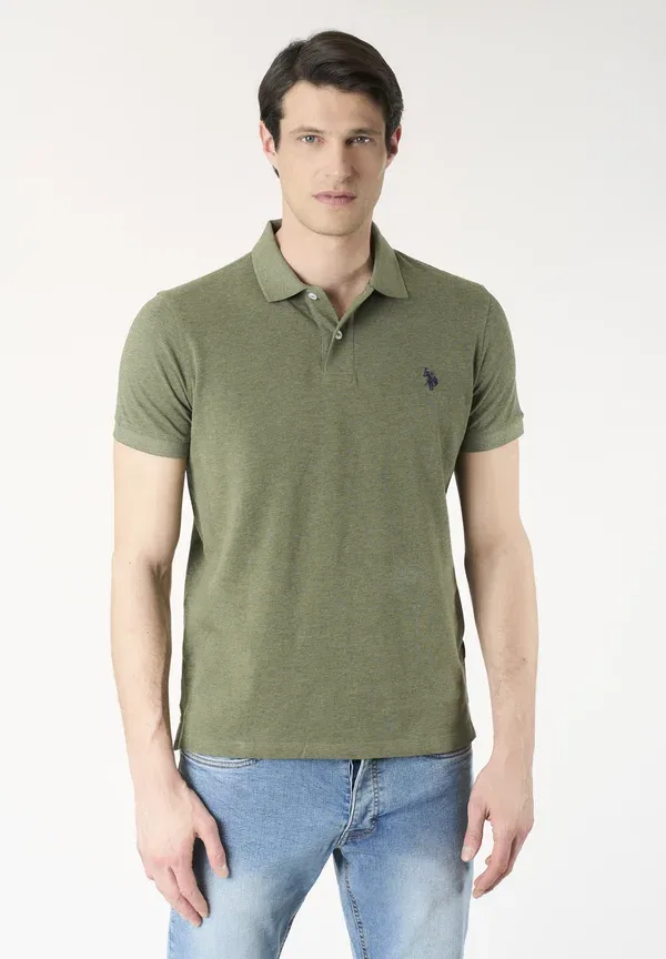 Футболка поло хлопковая U.S. Polo Assn., verde, зеленый