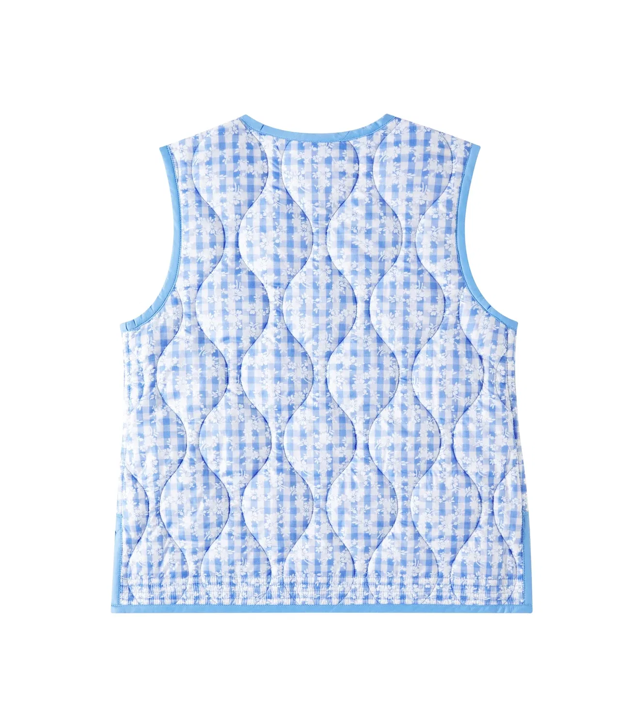 Легкая куртка двусторонняя в клетку Polo Ralph Lauren Kids, синий — фото 3