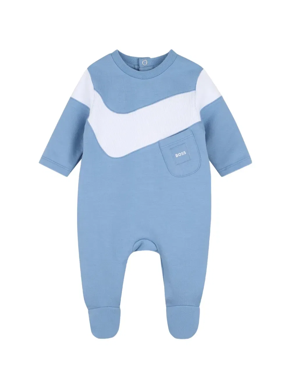 Пижама в стиле колор-блок Boss Kidswear, синий