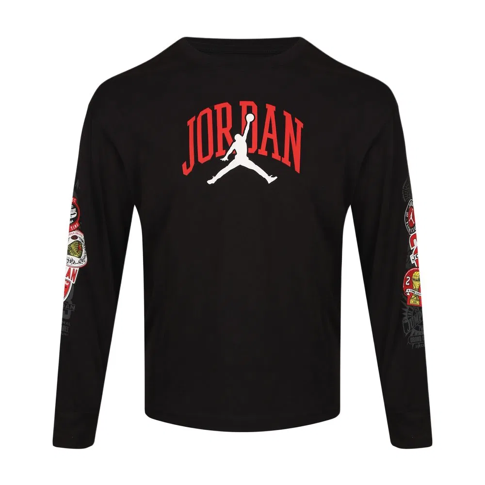 Детская футболка с круглым вырезом Jordan Kids, Black