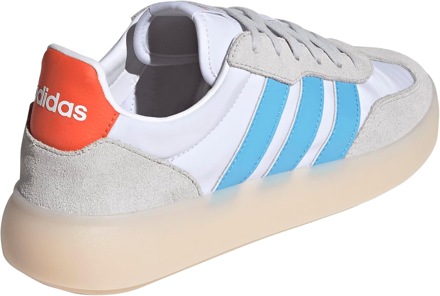 Мужские кроссовки Adidas Barreda Decode, белый/синий/оранжевый — фото 3