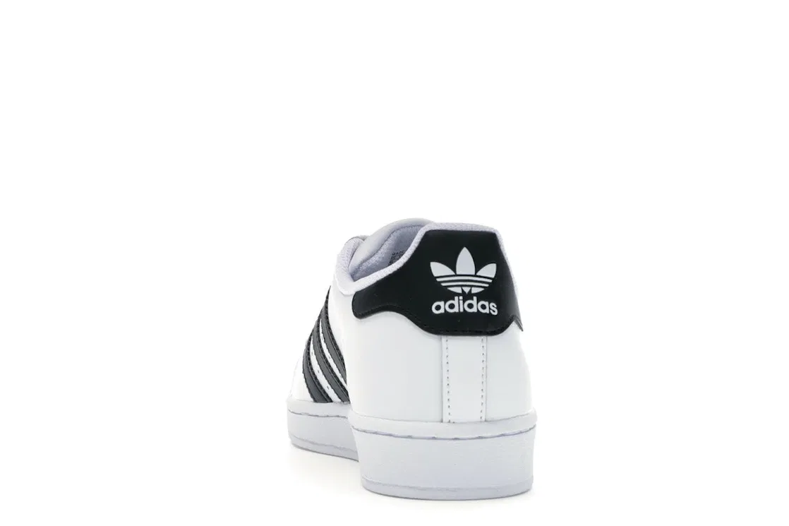 Детские кроссовки Lifestyle с длинным язычком Adidas Superstar, Running White/Footwear White/Black — фото 4