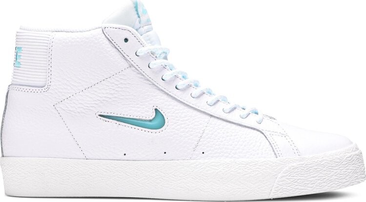 

Кроссовки Nike Zoom Blazer Mid Premium SB 'White Glacier Ice Jewel', белый