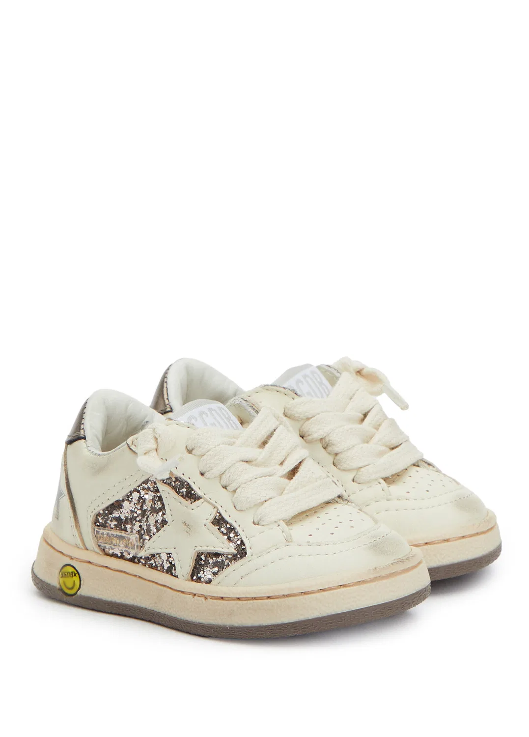 Кроссовки детские Golden Goose Ball Star, multi white — фото 2