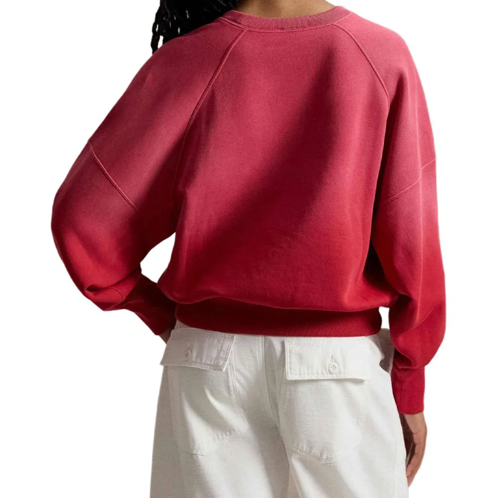 Женский свитшот с круглым вырезом Polo Ralph Lauren, Light Red — фото 4