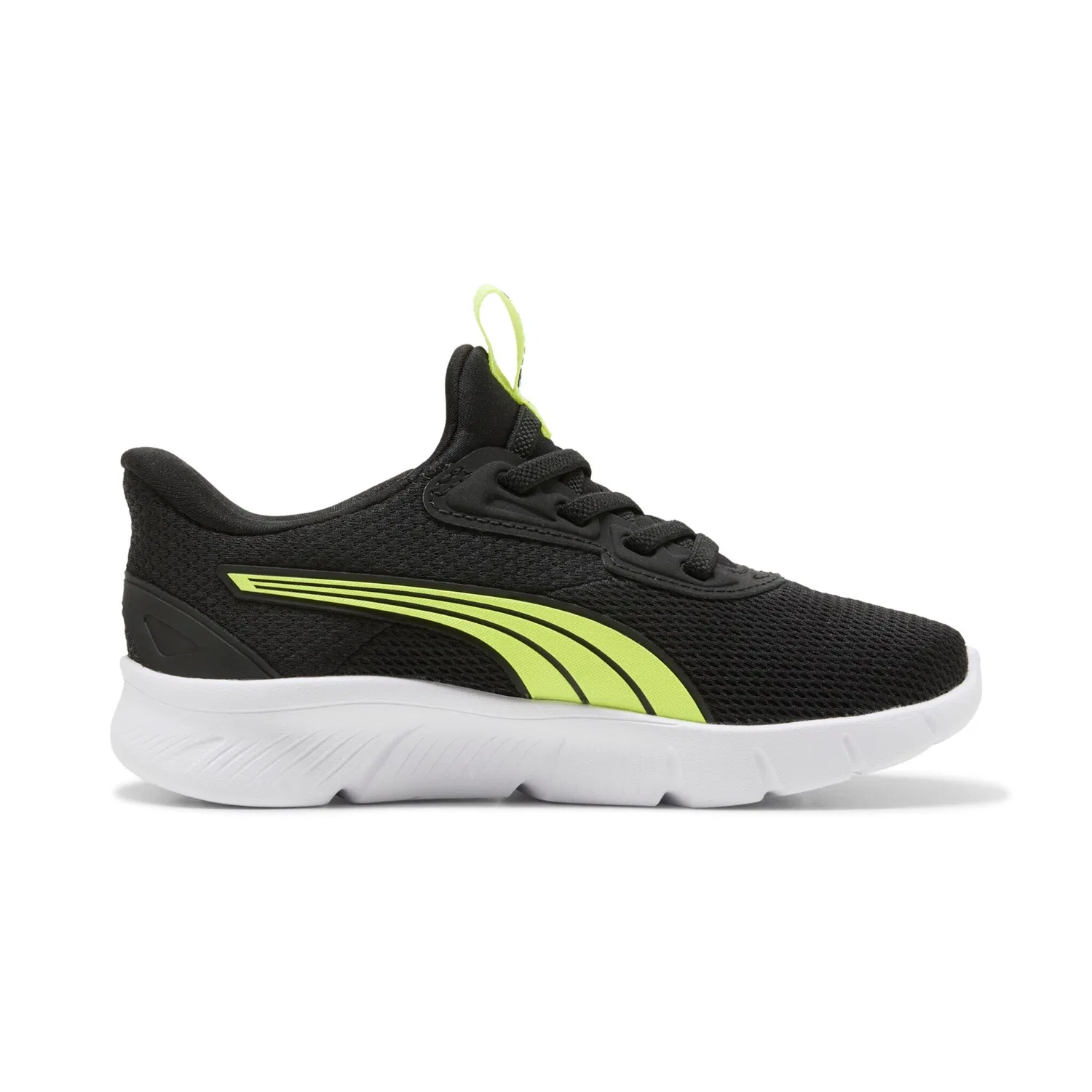 Детские кроссовки-слипоны с технологией SLIPTECH PUMA, Lime Squeeze/PUMA Black/PUMA White — фото 3