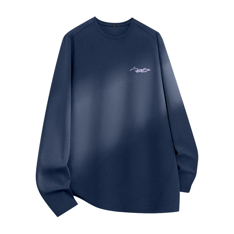 Детская футболка с принтом Quick Dry Sports MINISO, Heather Navy