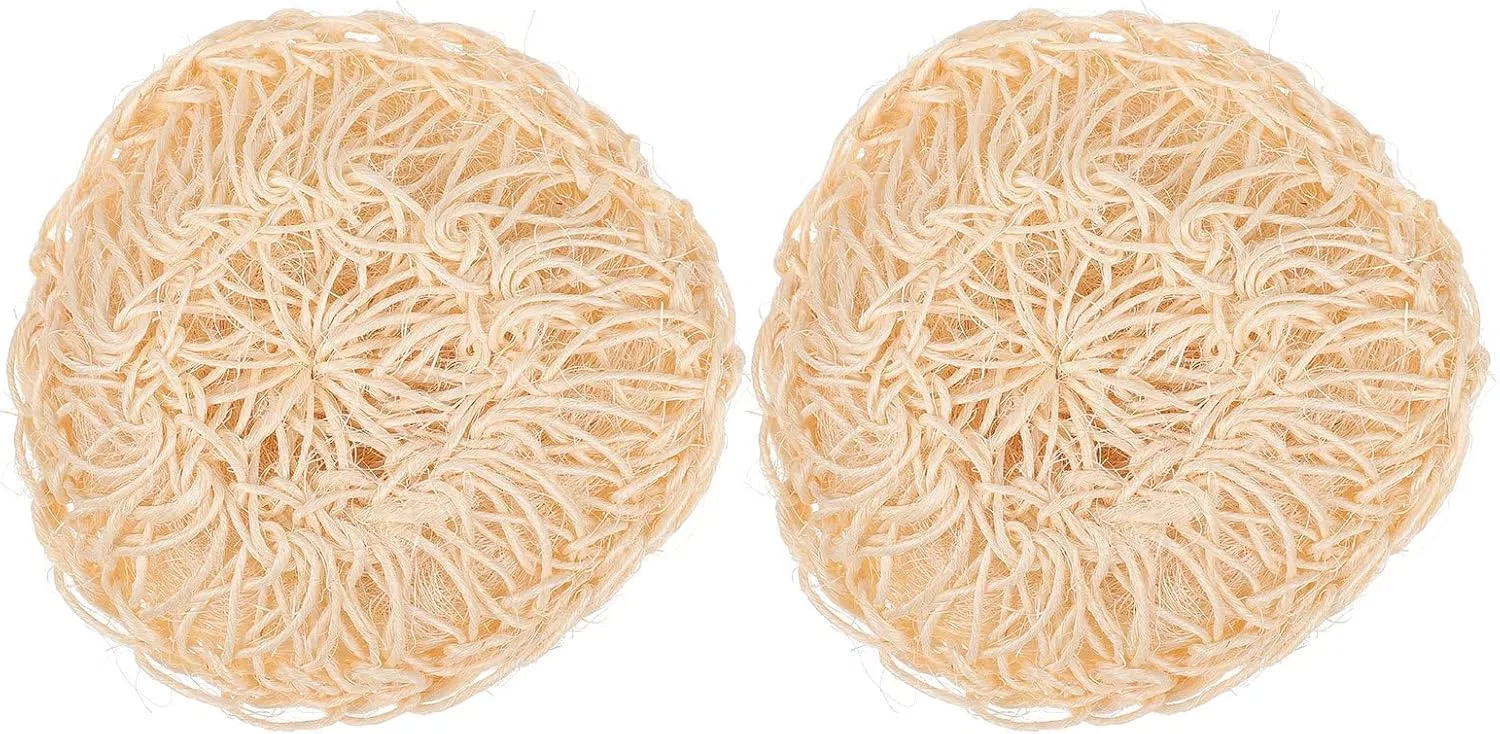 Спонж для тела Sisal, GALPADA, 2 шт, бежевый