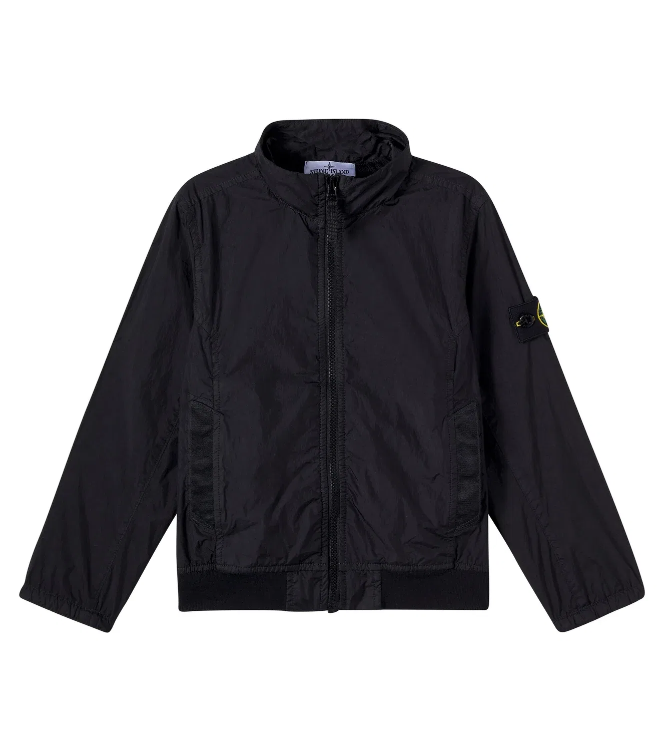 Легкая куртка техническая Stone Island Junior, черный
