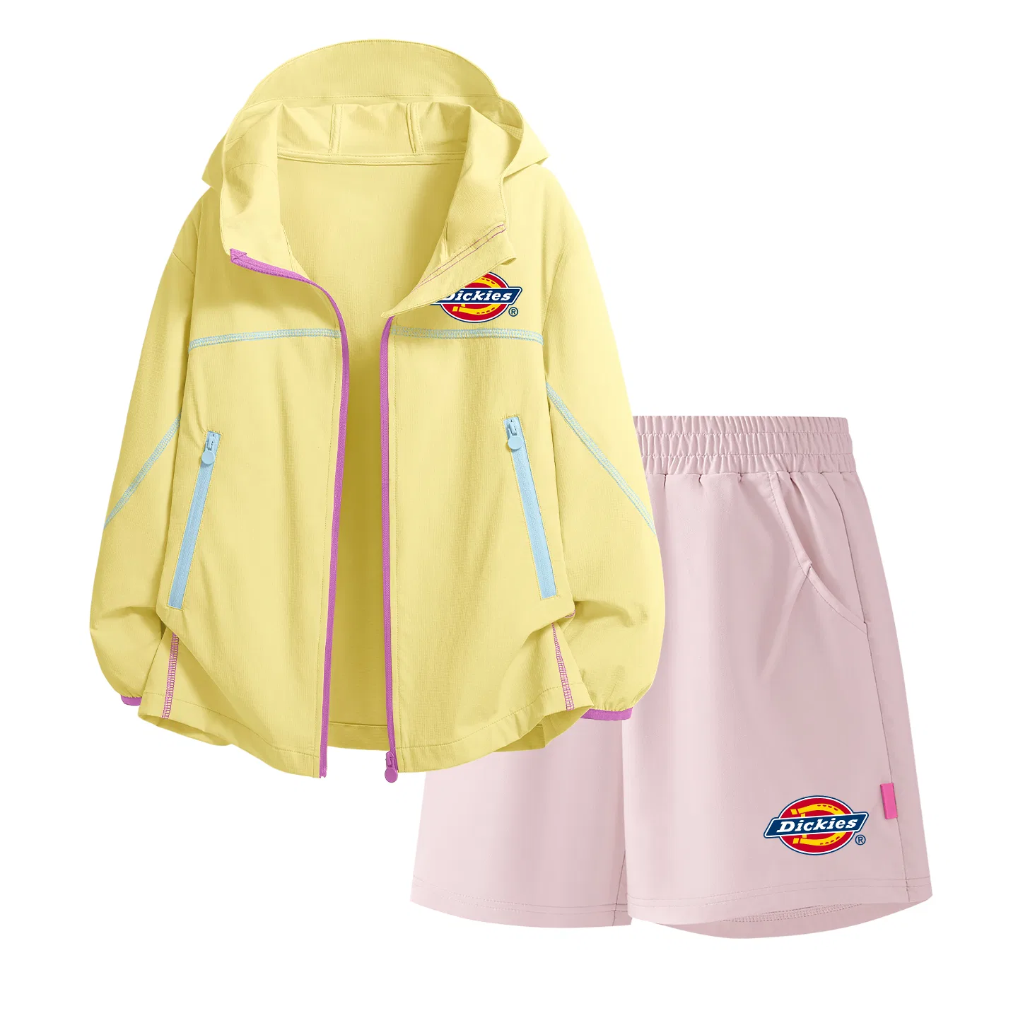 Детский комплект из 2 предметов Dickies, Yellow/White