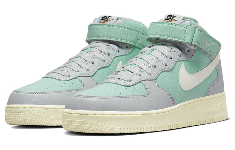 Кроссовки Nike Air Force 1 Mid '07 LX, зеленый/серый — фото 3