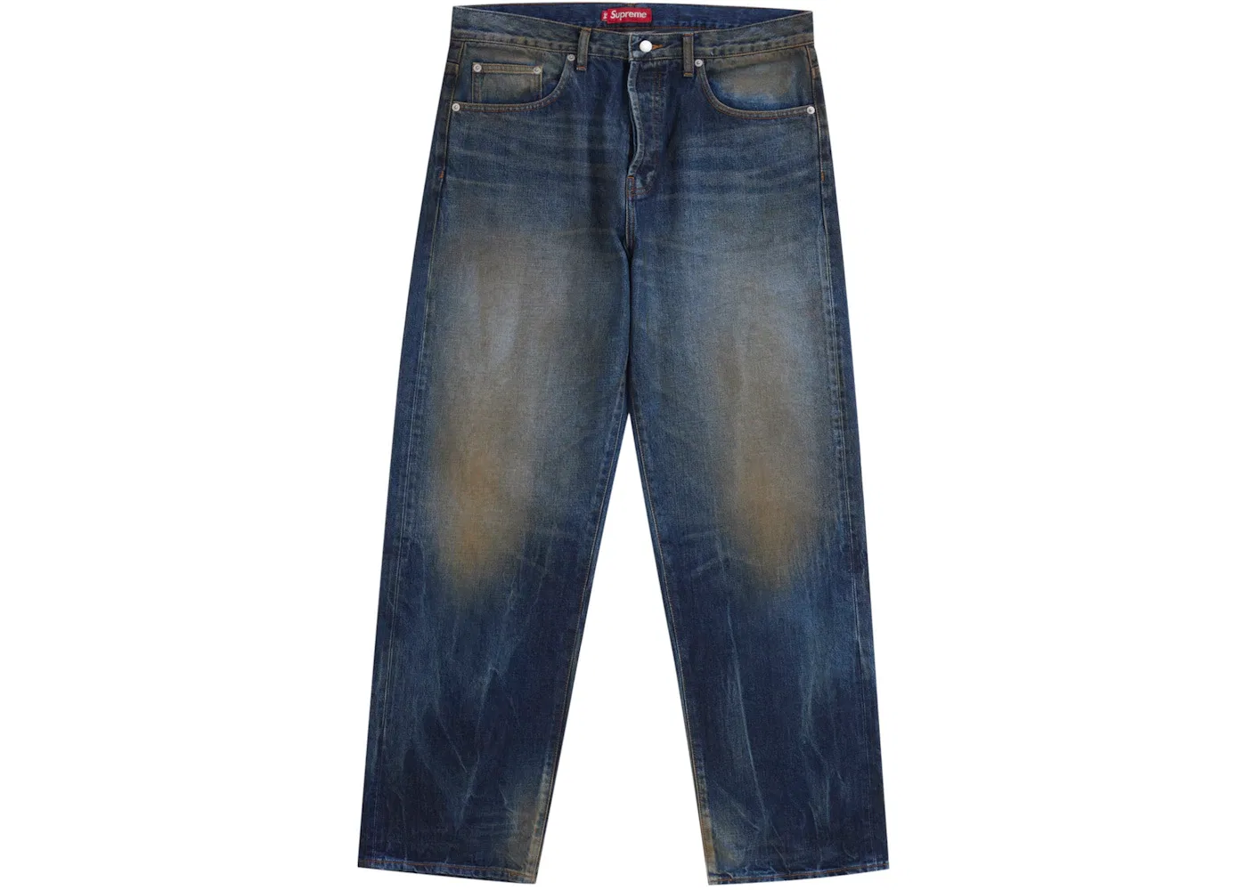 Мужские джинсы свободного кроя Supreme Jean (SS25), Washed Indigo