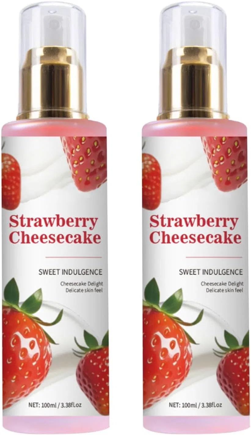 Тело Спрей Strawberry Cheesecake, sjfscqr, 100 мл, 2 шт