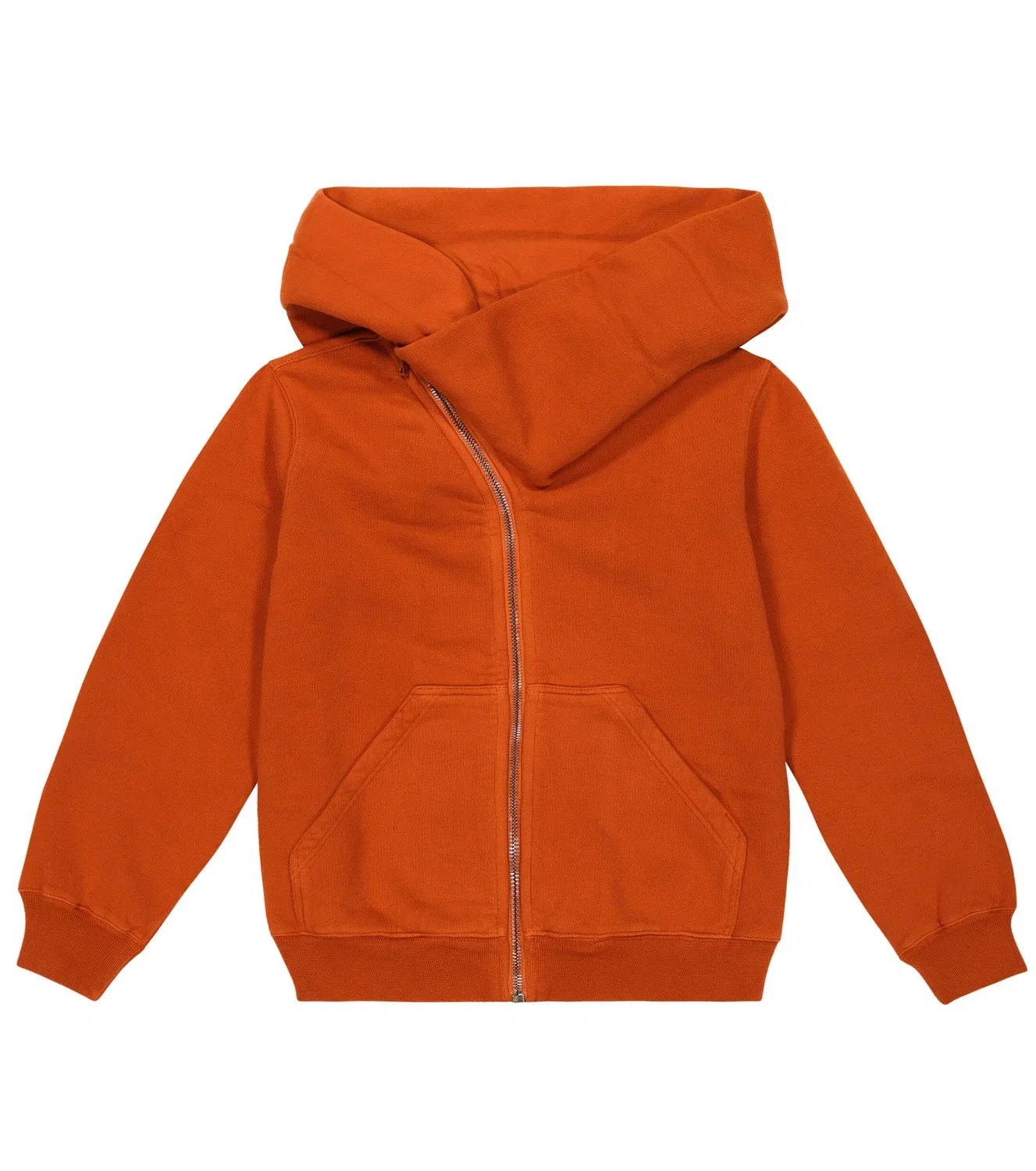 Худи хлопковое Mountain Rick Owens Kids, оранжевый