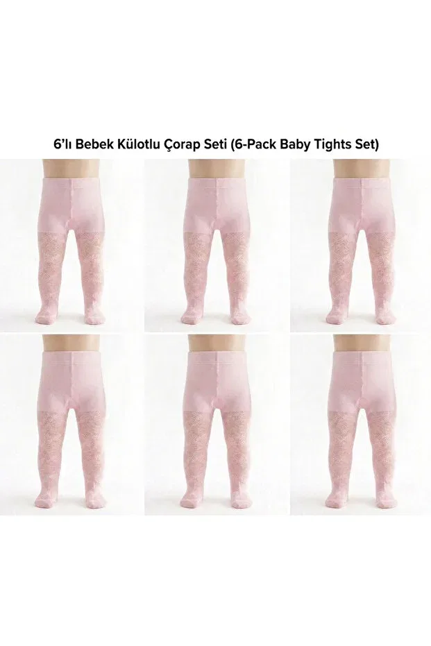 Детские колготки для девочек с рисунком Ballerina Aloicgiyim, Pink