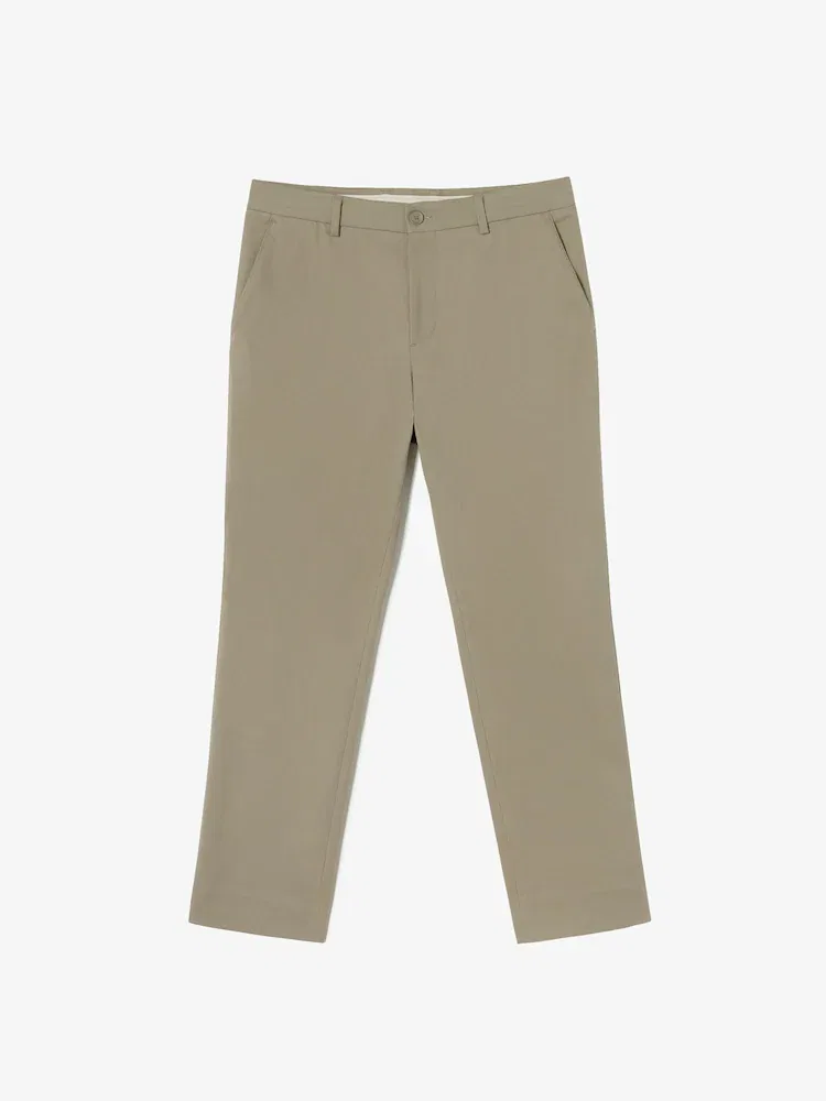 Чиносы tapered LACOSTE, Beige — фото 4