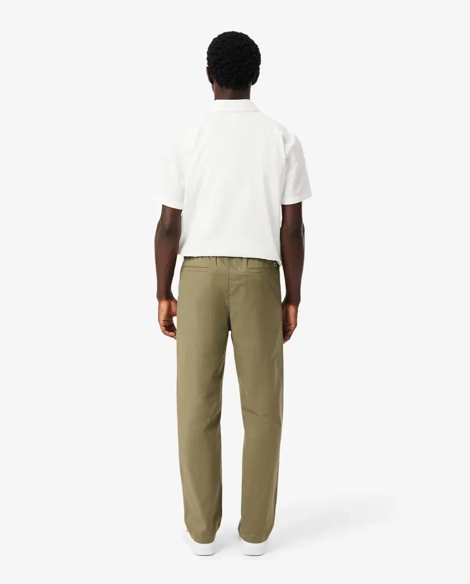 Джоггеры Lacoste Regular Fit хлопковые, Verde Militar — фото 2