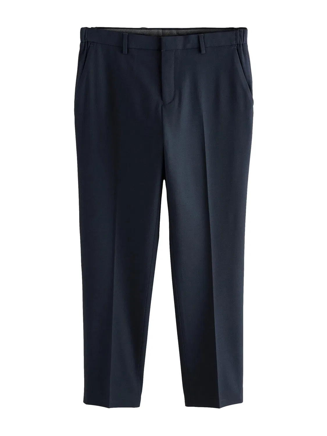 Брюки Next Regular Pleated Pants Motionflex темно-синего цвета