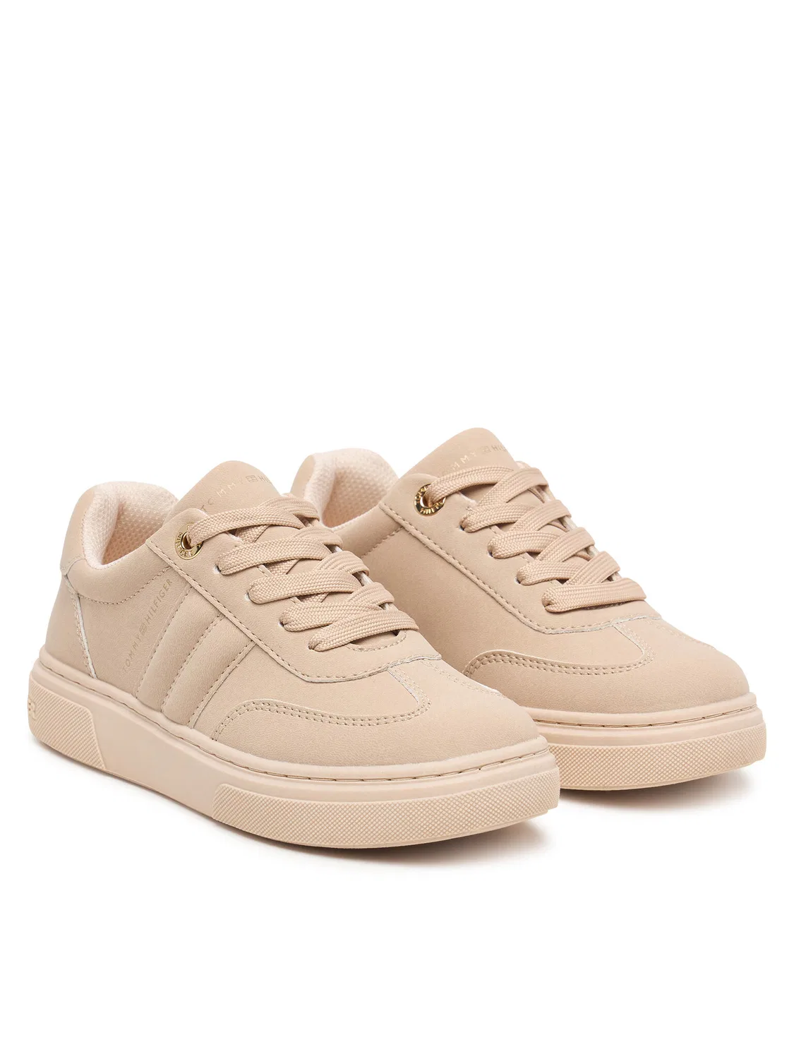 Кроссовки для девочки Low Cut Lace-Up Sneaker Tommy Hilfiger, светло-бежевый — фото 2