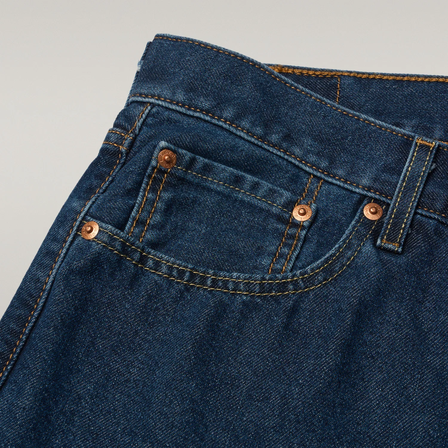 Джинсы Wide Leg, Levis, Dark Blue — фото 4