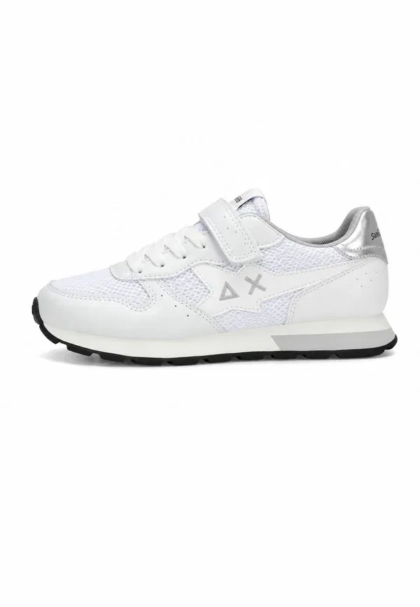 Кроссовки из кожзама и текстиля Z36416K Sun68, White, белый