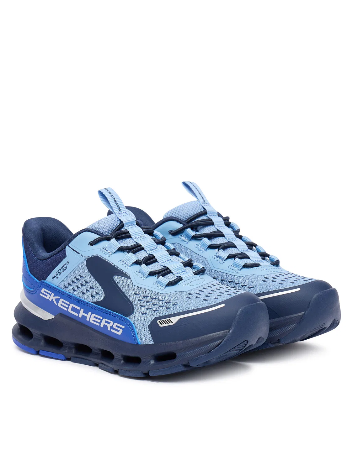 Кроссовки для мальчика Slip-Ins: Glide-Step Plus Vista-Lane Skechers, синий — фото 2