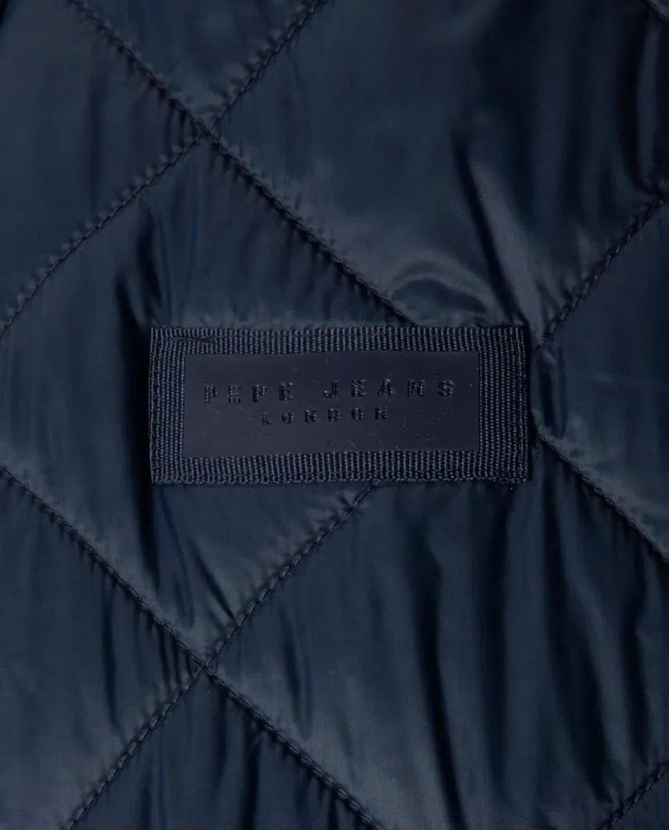 Детская куртка-бомбер для мальчиков с принтом Ford Pepe Jeans, Azul Marino — фото 4