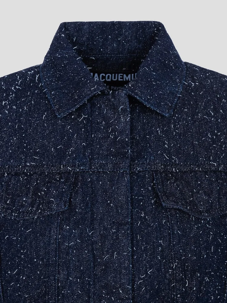 Жакет джинсовый Ovalo JACQUEMUS, Navy — фото 3