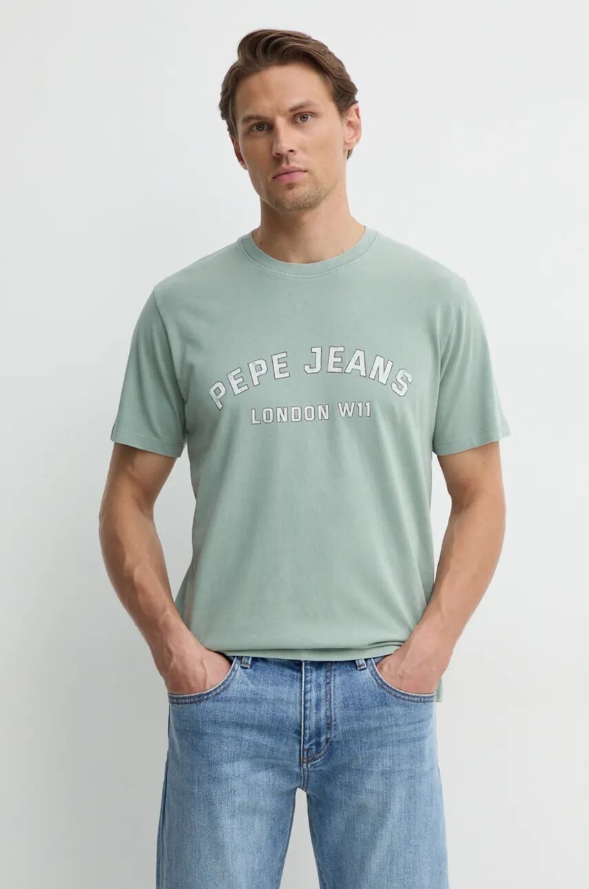 

Хлопковая футболка Pepe Jeans ALDRIDGE, зеленый