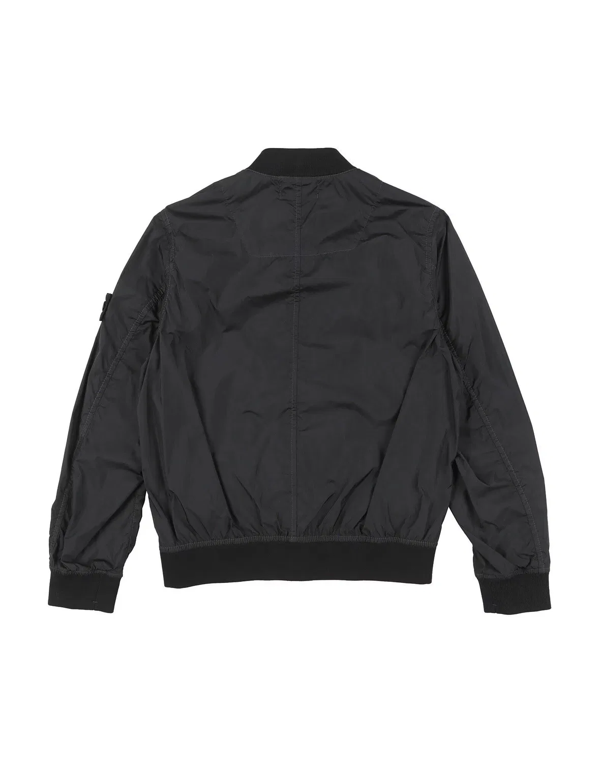 Детская куртка для мальчиков с принтом Stone Island Junior, черный — фото 2