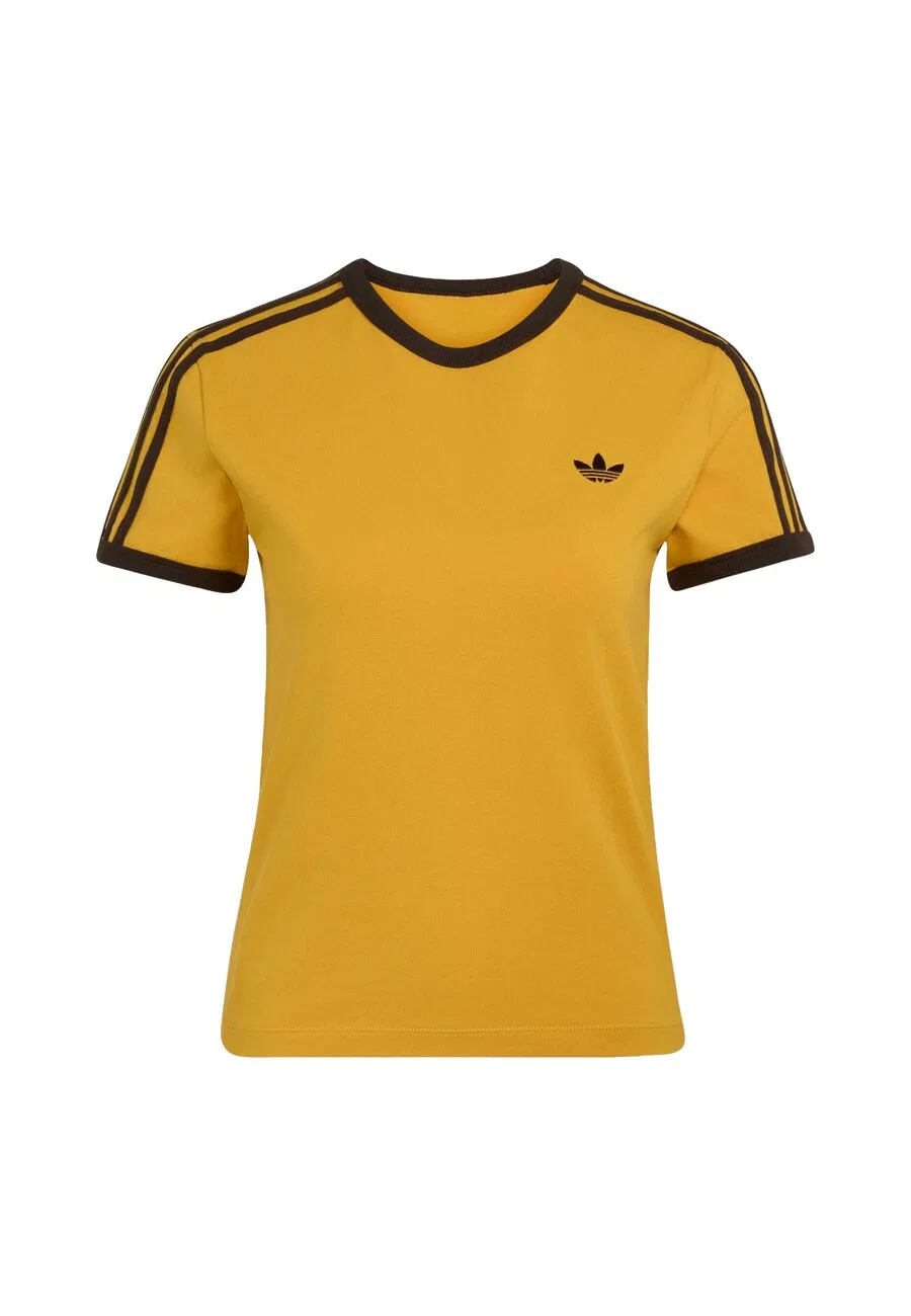 Футболка ADIDAS ORIGINALS желтого цвета
