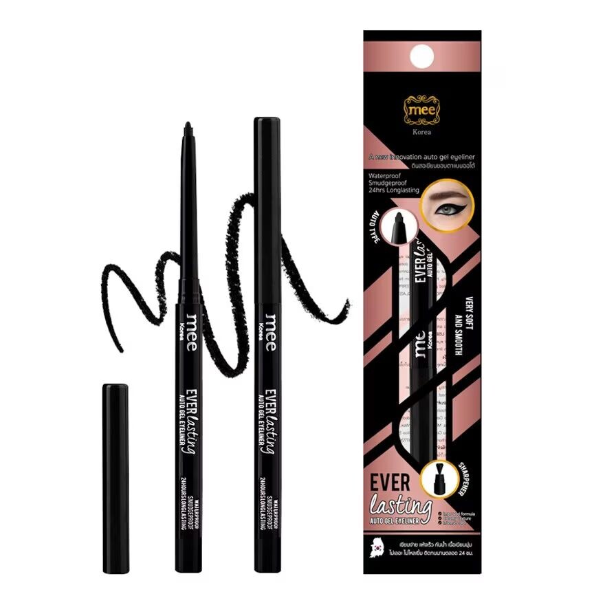 

Mee Гелевая подводка для глаз Everlasting Auto Gel - черная 0,3 г, Black