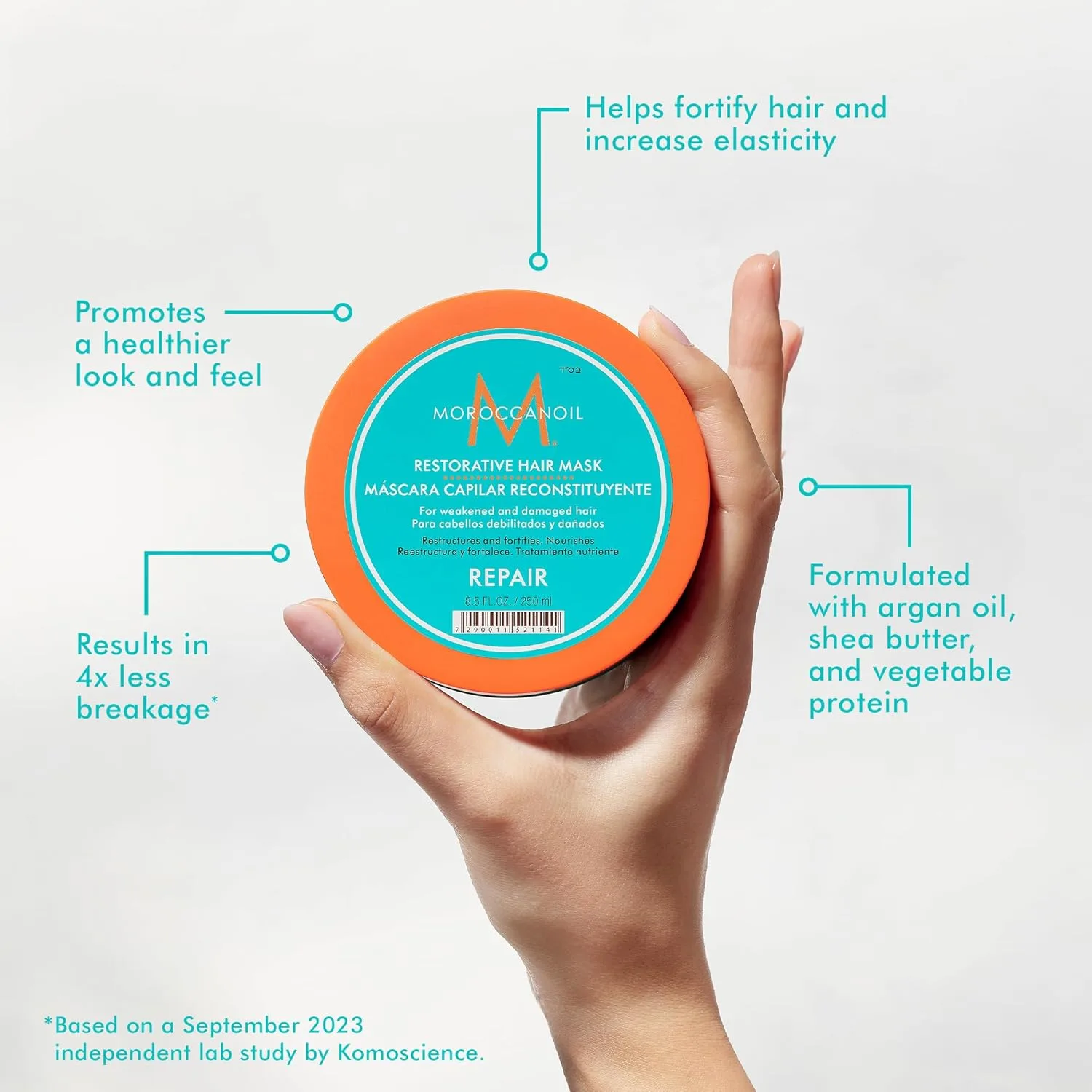 Восстанавливающая маска для волос Moroccanoil 251 мл (1 шт.) — фото 3