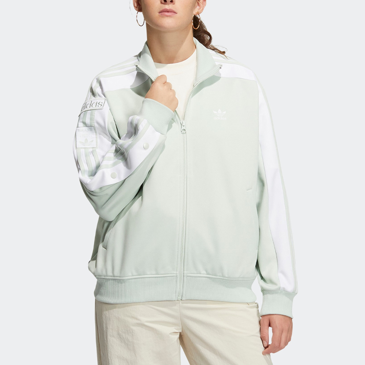 Куртка ADIBREAK Женская Льняная Зеленая Adidas Originals — фото 3