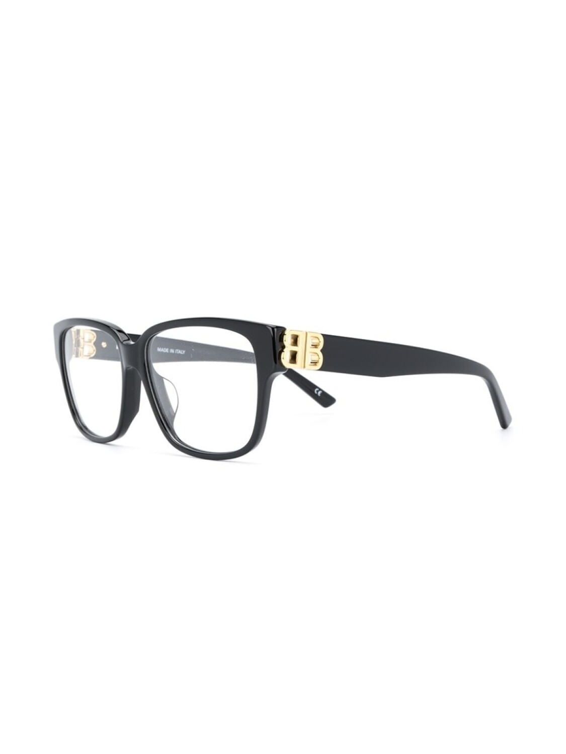 Balenciaga Eyewear солнцезащитные очки в квадратной оправе с логотипом BB, черный — фото 2