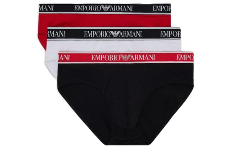 

Трусы мужские 3 шт EMPORIO ARMANI, 3 шт (Черный+Белый+Красный)