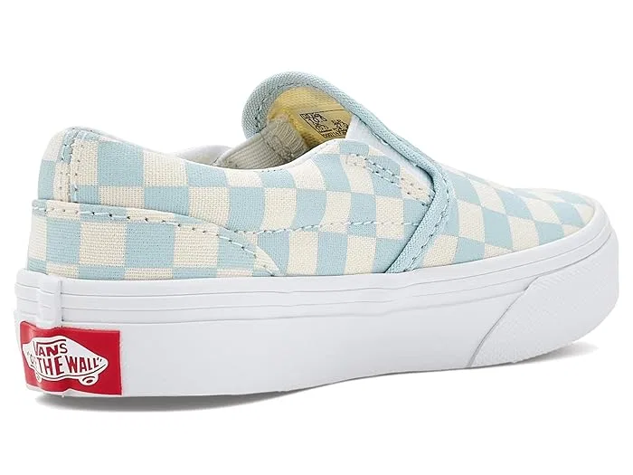 Кеды Classic Slip-On Vans Kids, Checkerboard Dawn Mist — фото 4